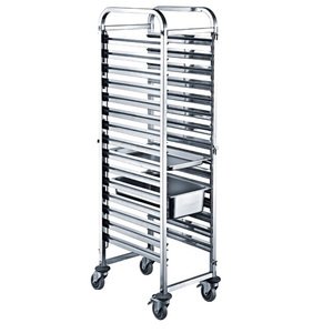 Sunrryステンレス鋼フードトロリーカート6/10/15レイヤー6/10/15パンケーキG/Nパントレイトロリーキッチン用 - Product Image 5