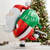Ballons en aluminium de Noël de différents types, Père Noël, rennes, bonhomme de neige, élan, canne en sucre, boîte cadeau, nœud, décoration de fête