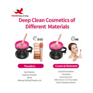 Machine de nettoyage électrique pour pinceaux de maquillage, compatible avec toutes les tailles de pinceaux, machine à essorage automatique pour pinceaux de maquillage - Product Image 5