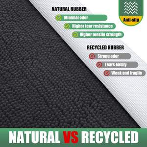 Tapis <span class=keywords><strong>de</strong></span> <span class=keywords><strong>sol</strong></span> lavables 80*50cm, antidérapants, durables, tapis doux, paillasson en chenille absorbant pour entrée, salle <span class=keywords><strong>de</strong></span> bain, patio - Product Image 3