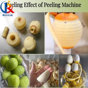 Machine à peler et à retirer les noyaux de pommes à double station avec options de découpe personnalisées <span class=keywords><strong>pour</strong></span> la production de <span class=keywords><strong>tarte</strong></span> aux pommes / jus de fruits - Product Image 6