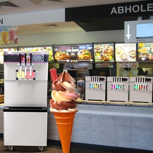Macchina per Gelato Soft Serve ETL a 3 Gusti Gelao - 2+1 Gusti Misti - Product Image 4