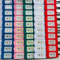 Module LED universel IP65 à 6 lumières multicolores bleu/jaune clignotant, feu d'avertissement pour toit de camion, moto, tout-terrain