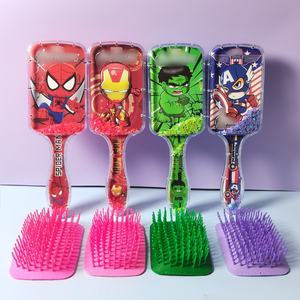 Sisir Rambut Anti Kusut Q Version K-pop Girls Zootopiaed Spiders, Sisir Kartun Anak dengan Bantalan Udara, Membersihkan Diri Sendiri, untuk di Rumah - Product Image 3