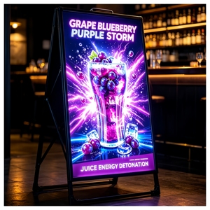 Póster publicitario EL con soporte de exhibición Kit X. Reemplazo Fácil de Pósteres. Para las <span class=keywords><strong>estrenos</strong></span> de nuevas películas y promociones de espectáculos teatrales - Product Image 4
