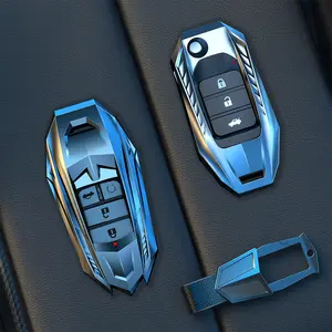 Zinc Alloy Car Remote Key Case Cover Para Honda Civic Accord Pilot CRV HR-V City Odyssey Fit