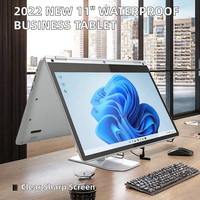 Ordinateur portable fin avec clavier rétroéclairé 2 en 1, ordinateur portable 11,6 pouces, Windows 11, netbook, 8 Go de RAM, 256 Go de SSD, ordinateur portable Yoga