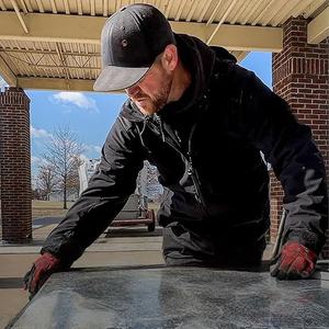 Veste de travail isolée pour <span class=keywords><strong>homme</strong></span> - Solution S3, sweat à capuche zippé, doublure polaire, imperméable, veste tactique avec extensibilité 4 directions - Product Image 2