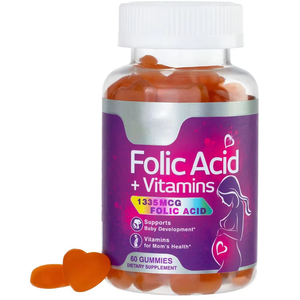 Complément alimentaire <span class=keywords><strong>en</strong></span> gommes OEM, <span class=keywords><strong>fer</strong></span>, acide folique, <span class=keywords><strong>vitamine</strong></span> B9, multivitamines, qualité supérieure pour femmes enceintes, entrepôt USA/UE - Product Image 1