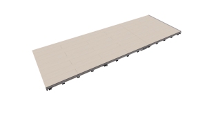 สนามบาสเก็ตบอลพื้นกลางแจ้งแบบเชื่อมต่อในประเทศจีนพร้อมพื้นกีฬาเมเปิ้ลแบบพกพาสําหรับสนามบาสเก็ตบอล - Product Image 2