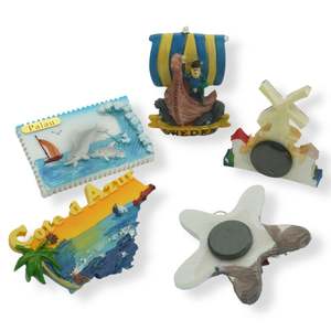 Imán de Resina 3D Personalizado con Logotipo Impreso a Mano, Recuerdo Turístico de Playa, Mar y Océano - Product Image 1