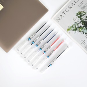 Stylo gel signature 0,5 mm pour bureaux haut de gamme - Étui transparent, écriture fluide de qualité supérieure, design simple pour cadeaux et promotions - Product Image 1