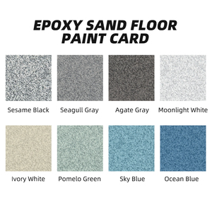 Peinture époxy industrielle auto-nivelante pour sols en sable, aspect marbre, application facile au truelle pour béton - Product Image 6