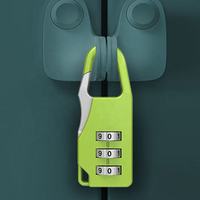 KINLED Mini cadenas à combinaison en alliage de zinc pour vélos, motos et vélos électriques - Verrou portable pour bagages et salle de sport