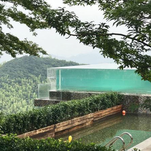 80mm 100mm Verzonken Rand Buiten Acryl Zwembad met Metalen Hoeken - Product Image 3