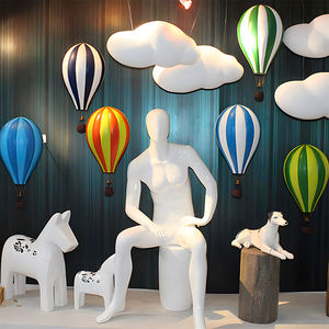 Meubles <span class=keywords><strong>de</strong></span> jardin d'extérieur Sculpture en fibre <span class=keywords><strong>de</strong></span> verre <span class=keywords><strong>de</strong></span> montgolfière Centres <span class=keywords><strong>de</strong></span> <span class=keywords><strong>centre</strong></span> commercial en résine pour événements - Product Image 3