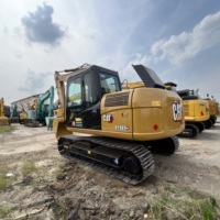 Excavadora de cadenas usada Caterpillar CAT313D2GC de 13 toneladas, alta eficiencia, bajo consumo de combustible, lista para enviar