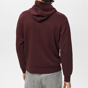 Sudadera con Capucha Personalizada para Hombre, Corte Regular, Felpa de Algodón, Estilo Casual Urbano, Sudadera Lisa para Hombre, OEM ODM - Product Image 6