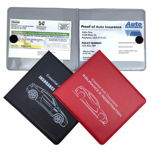 Regalo di promozione della compagnia di assicurazione <span class=keywords><strong>Auto</strong></span> personalizzata documenti essenziali <span class=keywords><strong>Auto</strong></span> registrazione <span class=keywords><strong>Auto</strong></span> in PVC e organizzatore di assicurazione e porta carte - Product Image 3
