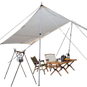 Supports de mât d'auvent à vente chaude, multi-sections, extension, 3 sections, aluminium 6061, diamètre 30 mm, 230 cm de long - Product Image 4