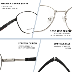 <span class=keywords><strong>Lunettes</strong></span> de sport magnétiques pliables de haute qualité à sangle antidérapante pour sports d'extérieur <span class=keywords><strong>Lunettes</strong></span> de temple extensibles UV400 - Product Image 2