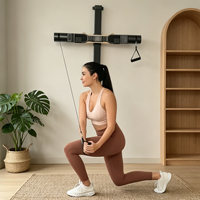 Appareil de musculation à double poulie pour entraînement fonctionnel