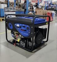 Générateur diesel portable 5KW 6kVA avec démarrage électrique |   Petit groupe électrogène à faible consommation de carburant pour la maison, la ferme et l'atelier