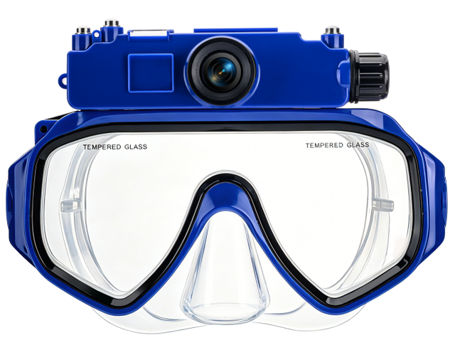 Waterproof XT191 Anti-Fog HD 2K Portable Monitors Screen Swimming Diving Mask Video Recorder With 70 Degree Wide Angle Camera