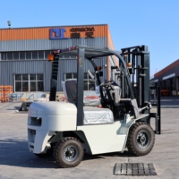 Chariot élévateur diesel QINGCHA 2,5 tonnes (2500 kg) pour opérations de chargement et de déchargement en entrepôt et en zone de conteneurs