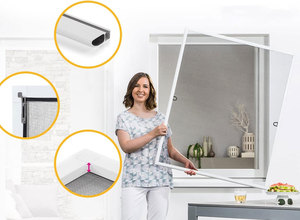 Cadre en aluminium de haute qualité, <span class=keywords><strong>moustiquaire</strong></span>/<span class=keywords><strong>moustiquaire</strong></span> de porte <span class=keywords><strong>pas</strong></span> <span class=keywords><strong>cher</strong></span> - Product Image 3