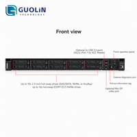 Serveur de virtualisation cloud |   Lenovo SR630 V4 |   Intel Xeon 6 344 cœurs |   8 To DDR5 |   6x GPU |   Garantie d'usine d'origine de 3 ans