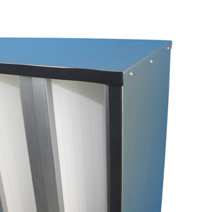 F6 F9 H13 H14 AHU HVAC Mini Xếp Li dòng chảy cao <span class=keywords><strong>12x24x12</strong></span> 4V ngân hàng bộ lọc <span class=keywords><strong>HEPA</strong></span> - Product Image 3