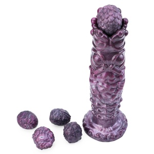 Nuevo Estilo Dildo Manual con Ovóvulos, Tapón Anal, Estimulador Vaginal de Punto G, Juguete Sexual para la Masturbación Femenina - Product Image 3
