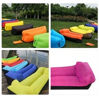 Canapé gonflable en tissu Oxford pour l'extérieur, lit d'appoint gonflable, matelas de camping portable pour festival de musique, pour une personne