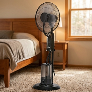 2026 Hot Sale Water Spray <b>Standing</b> Fan With Remote <b>Control</b> 220V Mist Floor Misting Fan Spray Fan Mist Spray Fan Misting Fan Spra - Product Image 4