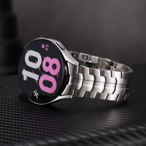 สายนาฬิกาสแตนเลส IVANHOE สำหรับ Samsung <span class=keywords><strong>Galaxy</strong></span> <span class=keywords><strong>Watch</strong></span> 6 5 <span class=keywords><strong>4</strong></span> <span class=keywords><strong>Classic</strong></span> 47 43 <span class=keywords><strong>42</strong></span> 46 มม. 45 มม. สายโลหะไร้ช่องว่าง 40 44 มม. แบบข้อต่อ - Product Image 6