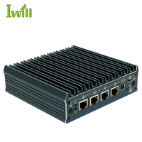Mini PC industriel sans ventilateur Ubuntu Linux OS N100 Pare-feu en stock