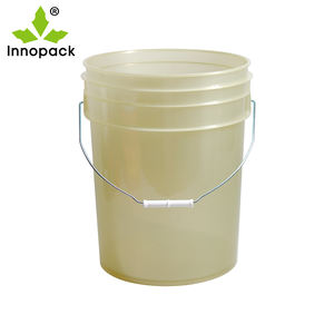 Seau en plastique transparent Innopack de 4,5 gallons avec filtre à couvercle bleu de 5 gallons pour peinture, aliments, essence et huile - Fabricant du Jiangsu - Product Image 5