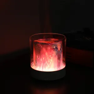 2023 New Cute Kids Ultrasonic Starry Sky Flame Essential Oil Aroma Diffuser For Kids Bedroom