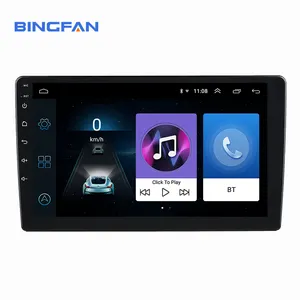 Evrensel 9 inç 2 Din dokunmatik ekran GPS navigasyon Android araç DVD oynatıcı radyo Android 10 oto elektroniği araba Mp3 oyuncu