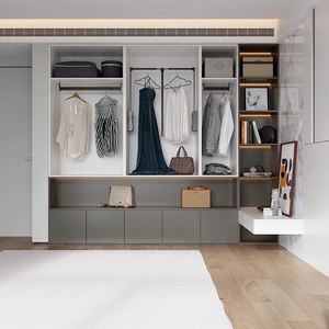 Ensemble de chambre à coucher pliable sur mesure avec grand rangement, armoire en bois massif, meubles de maison complets - Product Image 3