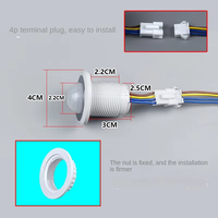 Détecteur de mouvement PIR Jucai 220V 110V avec réglage du temps/du mode, détecteur de présence infrarouge pour contrôle automatique ON/OFF