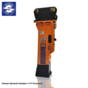 SB40 for Excavator Hydraulic Breaker with Engine 68mm Chisel Low Noise Rock Hammer for 4-7 Ton Excavators - Product Image 1