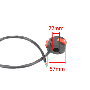 Remplacement de commutateur de haut-parleur de lumière gauche de 22mm avec 4 fonctions WireThree pour Taotao 110cc <span class=keywords><strong>125cc</strong></span> ATV Dirt Bike Go Kart - Product Image 6