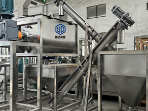 自動リボンブレンダースクリューコンベヤー1500L容量高効率工業用混合装置食品化学物処理 - Product Image 2