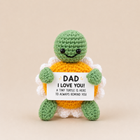 Poupée tortue tournesol en crochet tricoté à la main, design Art Déco, pour les occasions de rétablissement, anniversaire, remise de diplôme et Diwali, objets décoratifs