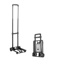 Carrito de Compras Plegable de Cuatro Ruedas con Asa, Remolque Portátil para Equipaje, Carrito de Supermercado OEM