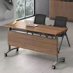 Bureau de conférence pliable portable, mobilier de bureau léger, durable et facile à ranger, table pliante pour bureaux, écoles et espaces événementiels - Product Image 5