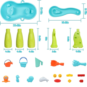 Lucky Toys Kid Juguetes <span class=keywords><strong>Arena</strong></span> <span class=keywords><strong>y</strong></span> <span class=keywords><strong>agua</strong></span> Jugar Lluvia Ducha Splash Estanque Juguetes Niños pequeños Actividad sensorial de verano Playa Patio trasero Jugar - Product Image 3