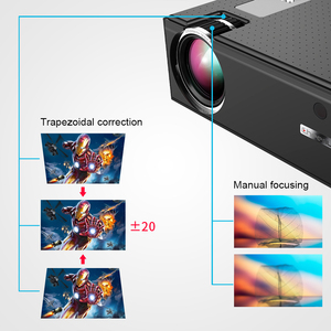 Máy Chiếu Phản Chiếu Màn Hình Full HD Di Động, Máy Chiếu Video 3D LED Wifi Dùng Cho Rạp Chiếu Phim Tại Nhà Thời Trang Nhà Máy - Product Image 2